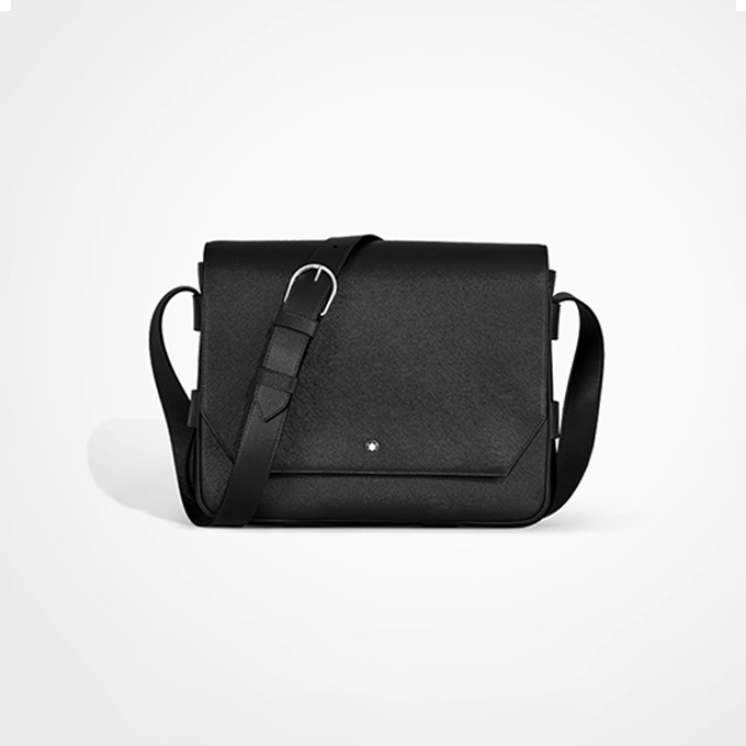 montblanc sartorial leather messenger bag #221578